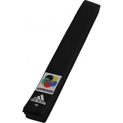 Ceinture avec logo WKF Judo adidas Elite Noir 340 cm - Publicité Ceinture avec logo WKF Judo adidas Elite Noir 340 cm - Publicité
