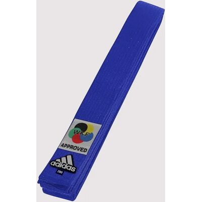 Ceinture avec logo WKF Judo adidas Elite Bleu 320 cm - Publicité Ceinture avec logo WKF Judo adidas Elite Bleu 320 cm - Publicité