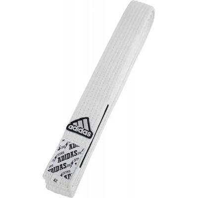 Ceinture Jiu-Jitsu brésilien adidas Elite Blanc A5 - Publicité Ceinture Jiu-Jitsu brésilien adidas Elite Blanc A5 - Publicité