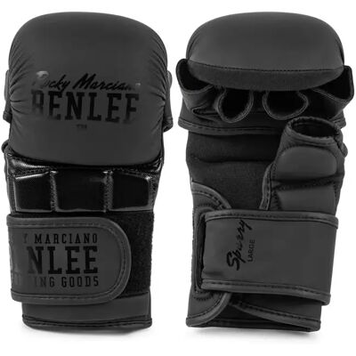 Gants de MMA en cuir artificiel Benlee Sparry (x2) Noir S/M - Publicité Gants de MMA en cuir artificiel Benlee Sparry (x2) Noir S/M - Publicité