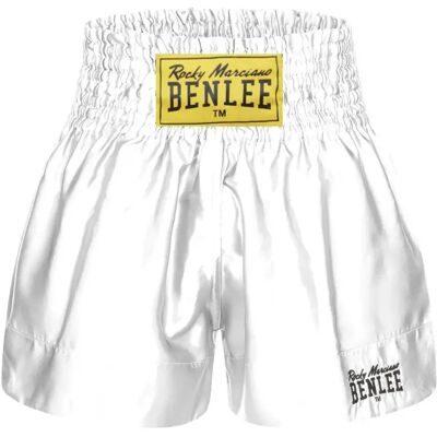 Short de boxe Thaï Benlee Uni Thai Blanc 3XL - Publicité Short de boxe Thaï Benlee Uni Thai Blanc 3XL - Publicité