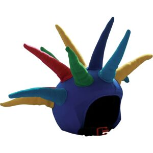Casque multicolore Coolcasc - Accessoire de costume - Publicité Casque multicolore Coolcasc - Accessoire de costume - Publicité