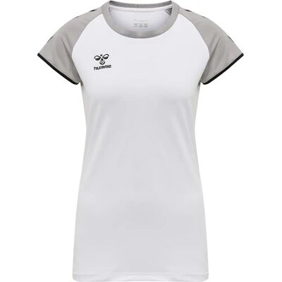T-Shirt HUMMEL Core Volley Stretch Blanc - T-Shirt - Publicité T-Shirt HUMMEL Core Volley Stretch Blanc - T-Shirt - Publicité