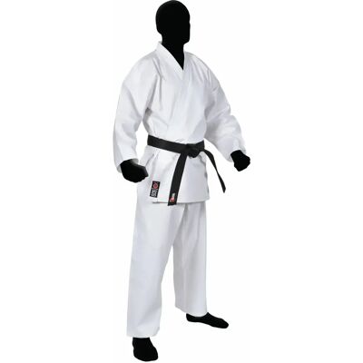 Kimono karaté Metal Boxe 606 club Blanc 110 cm - Publicité Kimono karaté Metal Boxe 606 club Blanc 110 cm - Publicité