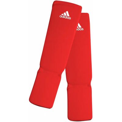 Protège-tibias et pied Kick-Boxing en mousse eva adidas Rouge L - Publicité Protège-tibias et pied Kick-Boxing en mousse eva adidas Rouge L - Publicité