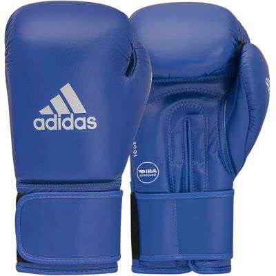 Gants de boxe adidas scratch IBA Bleu 10 oz - Publicité Gants de boxe adidas scratch IBA Bleu 10 oz - Publicité