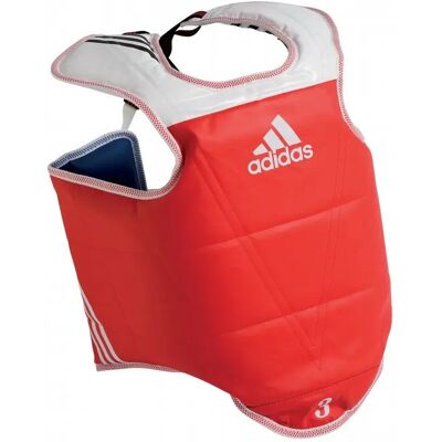 Plastron Taekwondo réversible adidas Rouge XL - Publicité Plastron Taekwondo réversible adidas Rouge XL - Publicité