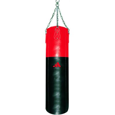 Sac de frappe en groûte de cuir adidas Rouge 150x40 cm - Publicité Sac de frappe en groûte de cuir adidas Rouge 150x40 cm - Publicité