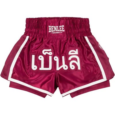 Short de boxe Thaï Benlee Calista Rouge M - Publicité Short de boxe Thaï Benlee Calista Rouge M - Publicité