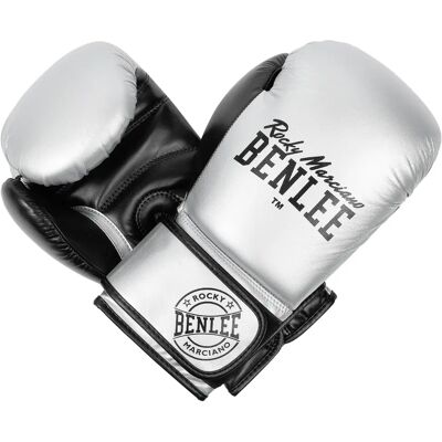 Gants de boxe Benlee Carlos Argenté 8 oz - Publicité Gants de boxe Benlee Carlos Argenté 8 oz - Publicité