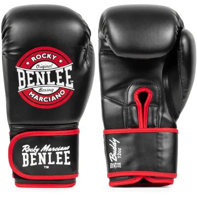 Gants de boxe Benlee Buddy Noir 12 oz - Publicité Gants de boxe Benlee Buddy Noir 12 oz - Publicité