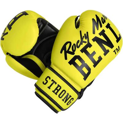 Gants de boxe Benlee Chunky B Jaune 8 oz - Publicité Gants de boxe Benlee Chunky B Jaune 8 oz - Publicité