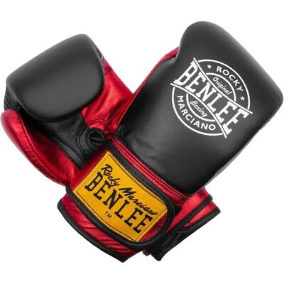 Gants de boxe entraînement enfant Benlee Metalshire Noir 14 oz - Publicité Gants de boxe entraînement enfant Benlee Metalshire Noir 14 oz - Publicité