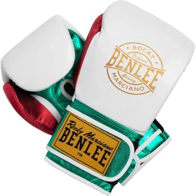 Gants de boxe entraînement enfant Benlee Metalshire Blanc 14 oz - Publicité Gants de boxe entraînement enfant Benlee Metalshire Blanc 14 oz - Publicité