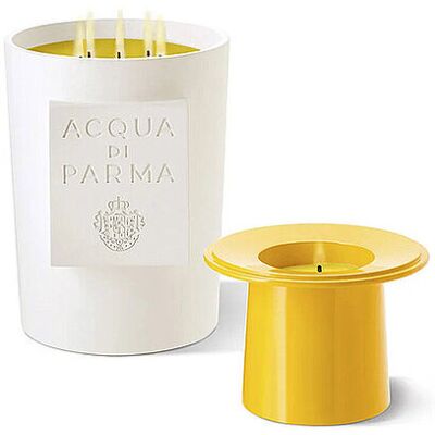 Acqua di Parma Buongiorno Chapeau Bougie - Bougie - Publicité Acqua di Parma Buongiorno Chapeau Bougie - Bougie - Publicité