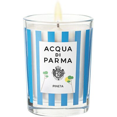 Acqua di Parma Bougie - Pineta Édition Limitée 200g - Publicité Acqua di Parma Bougie - Pineta Édition Limitée 200g - Publicité