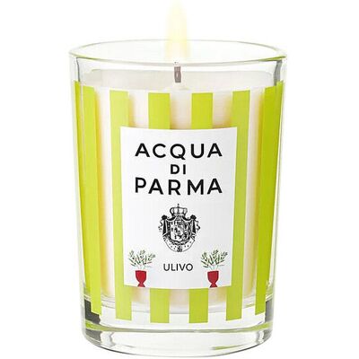 Acqua di Parma Bougie - Ulivo Édition Limitée 200g - Publicité Acqua di Parma Bougie - Ulivo Édition Limitée 200g - Publicité