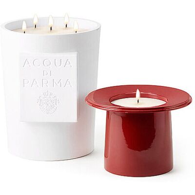 Acqua di Parma Chapeau! Bougie - Zafferano 1,6kg / 330g - Publicité Acqua di Parma Chapeau! Bougie - Zafferano 1,6kg / 330g - Publicité