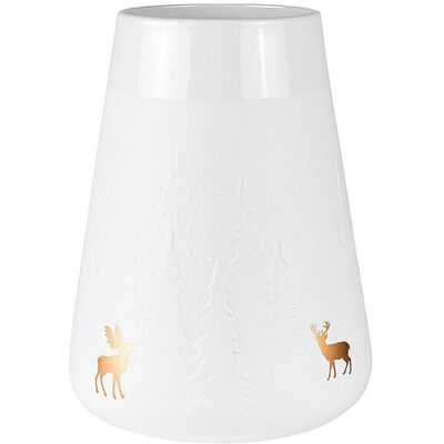 Raeder Vase de Noël Poésie Blanc blanc - Publicité Raeder Vase de Noël Poésie Blanc blanc - Publicité