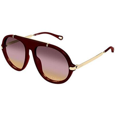 Chloe Lunettes de soleil CH0357S rouge foncé - Publicité Chloe Lunettes de soleil CH0357S rouge foncé - Publicité