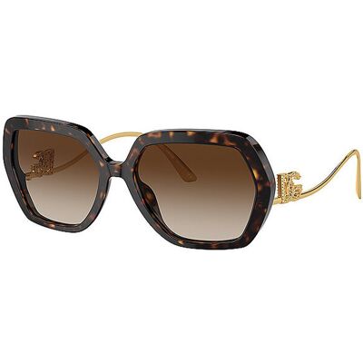 Dolce&Gabbana Lunettes de soleil 0DG4468B/58 marron - Publicité Dolce&Gabbana Lunettes de soleil 0DG4468B/58 marron - Publicité