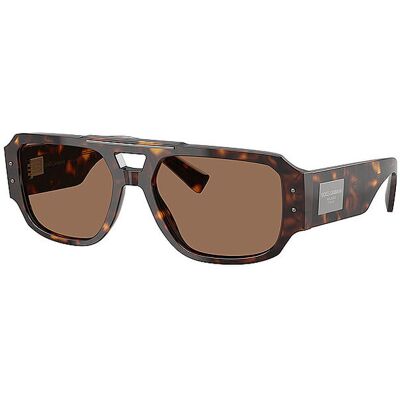 Dolce&Gabbana Lunettes de soleil 0DG4482/57 marron - Publicité Dolce&Gabbana Lunettes de soleil 0DG4482/57 marron - Publicité
