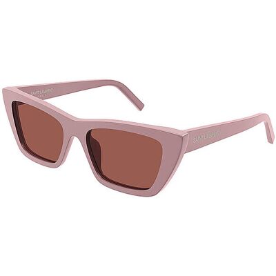 Saint Laurent Lunettes de soleil SL276 MICA rose - Publicité Saint Laurent Lunettes de soleil SL276 MICA rose - Publicité