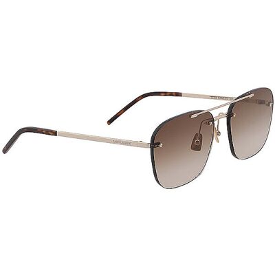 Saint Laurent Lunettes de soleil SL309 RIMLESS or - Publicité Saint Laurent Lunettes de soleil SL309 RIMLESS or - Publicité
