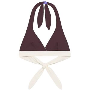 Mymarini Haut de bikini dos nu marron M - Publicité Mymarini Haut de bikini dos nu marron M - Publicité