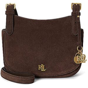 Ralph Lauren Sac en cuir - Sac bandoulière MARCY Medium marron - Publicité Ralph Lauren Sac en cuir - Sac bandoulière MARCY Medium marron - Publicité