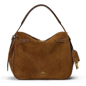 Ralph Lauren Sac en cuir - Grand sac bandoulière marron - Publicité Ralph Lauren Sac en cuir - Grand sac bandoulière marron - Publicité