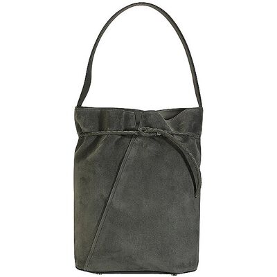 Boss Sac seau en cuir vert - Publicité Boss Sac seau en cuir vert - Publicité