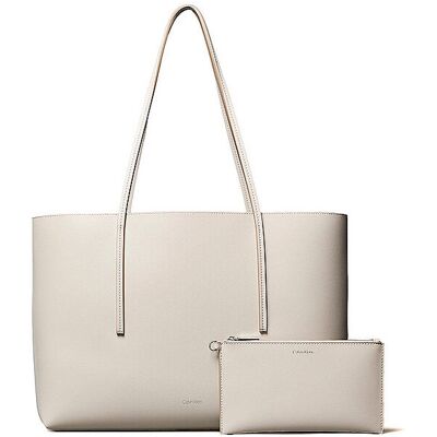 Calvin Klein Sac - Tote Bag FOIL crème - Publicité Calvin Klein Sac - Tote Bag FOIL crème - Publicité