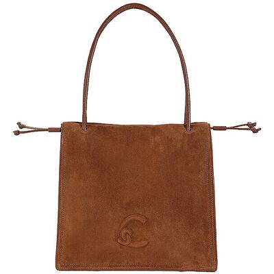 Coccinelle Sac en cuir - Shopper SULSE camel - Publicité Coccinelle Sac en cuir - Shopper SULSE camel - Publicité
