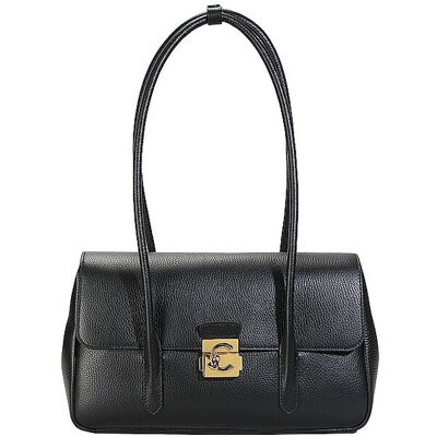 Coccinelle Sac en cuir - Sac bandoulière C-ME LOCK noir - Publicité Coccinelle Sac en cuir - Sac bandoulière C-ME LOCK noir - Publicité