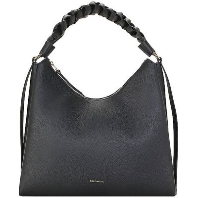 Coccinelle Sac en cuir - Sac bandoulière BOHEME GRANA DOUBLE noir - Publicité Coccinelle Sac en cuir - Sac bandoulière BOHEME GRANA DOUBLE noir - Publicité