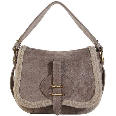 Coccinelle Sac en cuir - Sac à bandoulière MAVORY beige - Publicité Coccinelle Sac en cuir - Sac à bandoulière MAVORY beige - Publicité