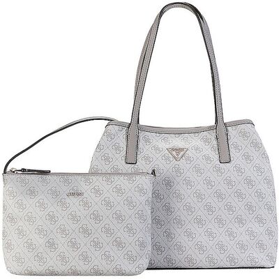 Guess Sac - Shopper VICTTORIA 2 EN 1 gris - Publicité Guess Sac - Shopper VICTTORIA 2 EN 1 gris - Publicité
