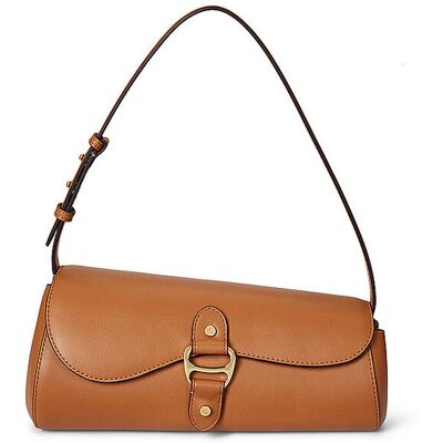 Ralph Lauren Sac en cuir - Sac bandoulière TASHA Medium camel - Publicité Ralph Lauren Sac en cuir - Sac bandoulière TASHA Medium camel - Publicité