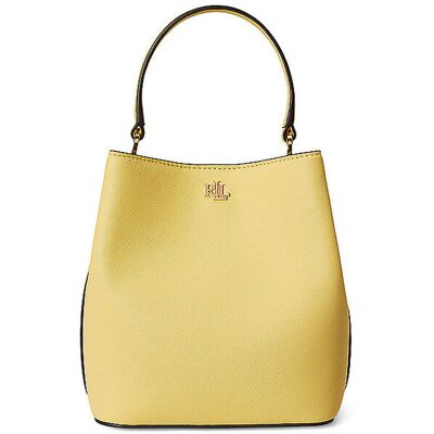 Ralph Lauren Sac en cuir - Mini sac REESE Small jaune - Publicité Ralph Lauren Sac en cuir - Mini sac REESE Small jaune - Publicité