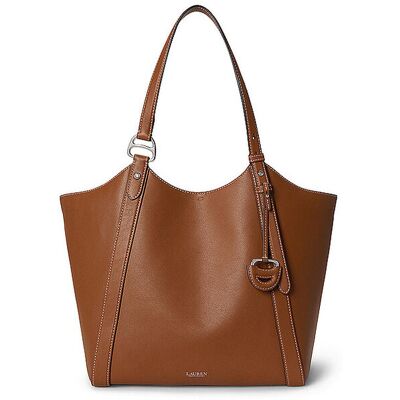 Ralph Lauren Sac en cuir - Cabas TASHA Large marron clair - Publicité Ralph Lauren Sac en cuir - Cabas TASHA Large marron clair - Publicité