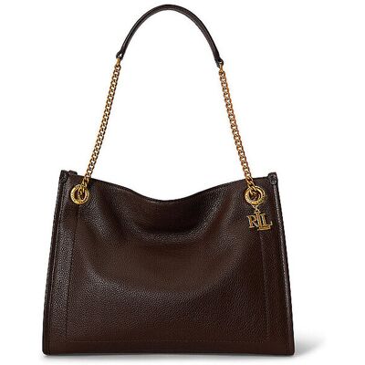 Ralph Lauren Sac en cuir - Shopper BRADLY Medium marron - Publicité Ralph Lauren Sac en cuir - Shopper BRADLY Medium marron - Publicité