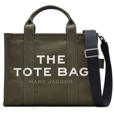 Marc Jacobs Sac - Cabas THE MEDIUM TOTE CANVAS vert foncé - Publicité Marc Jacobs Sac - Cabas THE MEDIUM TOTE CANVAS vert foncé - Publicité