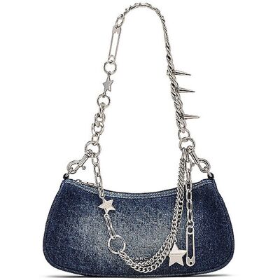 Marc Jacobs Sac en cuir - Sac bandoulière THE SHOULDER BAG bleu - Publicité Marc Jacobs Sac en cuir - Sac bandoulière THE SHOULDER BAG bleu - Publicité
