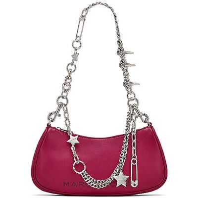 Marc Jacobs Sac en cuir - Sac bandoulière THE SHOULDER BAG rose - Publicité Marc Jacobs Sac en cuir - Sac bandoulière THE SHOULDER BAG rose - Publicité