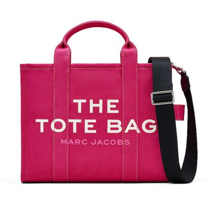 Marc Jacobs Sac - Tote Bag THE MEDIUM TOTE CANVAS rose - Publicité Marc Jacobs Sac - Tote Bag THE MEDIUM TOTE CANVAS rose - Publicité