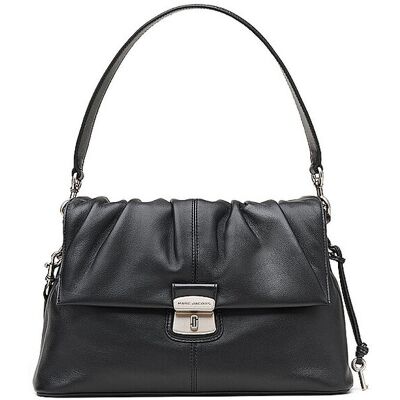 Marc Jacobs Sac en cuir - Sac bandoulière THE MESSENGER noir - Publicité Marc Jacobs Sac en cuir - Sac bandoulière THE MESSENGER noir - Publicité
