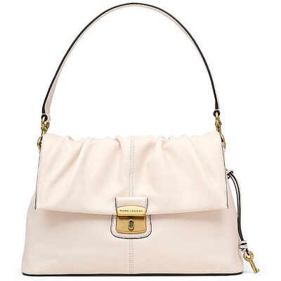 Marc Jacobs Sac en cuir - Sac bandoulière THE MESSENGER crème - Publicité Marc Jacobs Sac en cuir - Sac bandoulière THE MESSENGER crème - Publicité