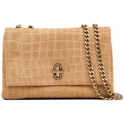 Marc Jacobs Sac en cuir - Sac bandoulière THE SLIM DUAL camel - Publicité Marc Jacobs Sac en cuir - Sac bandoulière THE SLIM DUAL camel - Publicité