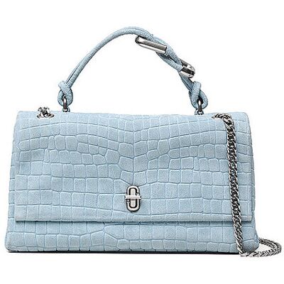 Marc Jacobs Sac en cuir - Sac bandoulière THE DUAL bleu clair - Publicité Marc Jacobs Sac en cuir - Sac bandoulière THE DUAL bleu clair - Publicité